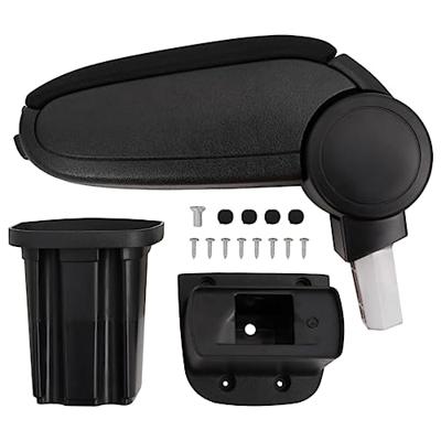 VidaXL Armsteun 12x32x(34-50) cm abs zwart