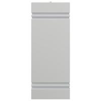 Buitenwandlampen 2 st roestvrij staal zilverkleurig - thumbnail