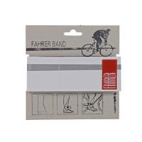 Fahrer broekklem band refelecterend wit - thumbnail