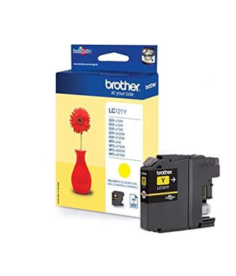 Originele inktcartridge Brother LC-121Y Geel
