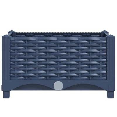 Plantenbak verhoogd 80x40x23 cm polypropyleen