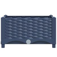 Plantenbak verhoogd 80x40x23 cm polypropyleen - thumbnail