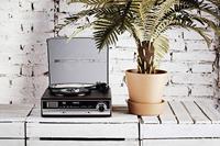Camry CR 1168 draaitafel met radio FM, Bluetooth, AUX-ingang, wekker, USB, MP3, SD, platenspeler met 2 ingebouwde luidsprekers, LCD-display, opnamefunctie - thumbnail