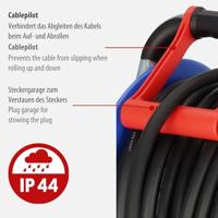 Brennenstuhl 1237980 Kabelhaspel 30.00 m Zwart CEE-stekker 16 A 5-polig - thumbnail