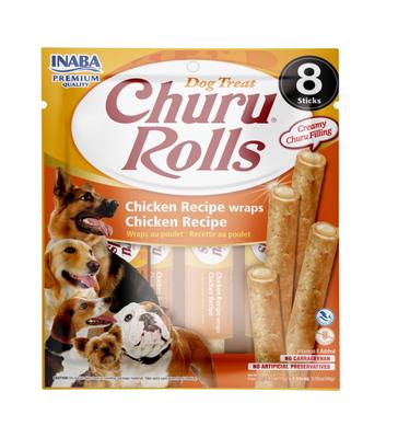 INABA DOG CHURU ROLLS CHICKEN RECIPE WRAPS
