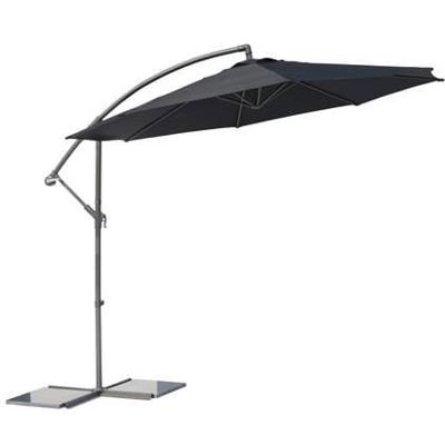 Zweefparasol Menorca 300 cm zwart Zweefparasol Menorca 300 cm zwart