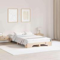 Bedframe Naturel 120 x 190 cm Massief grenenhout - thumbnail