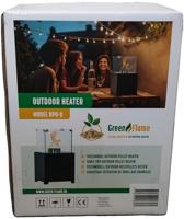Green Flame BPH-Q Outdoor Table Heater - 26x26x47cm - Zwart - Tafelmodel Terrasverwarmer / Tuinhaard voor Buiten - thumbnail