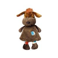 TRIXIE PLUCHE HOND MET DIERENGELUID EN RITSEL 28 CM - thumbnail