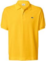 Poloshirt 100% katoen model L1212 Van Lacoste geel - thumbnail