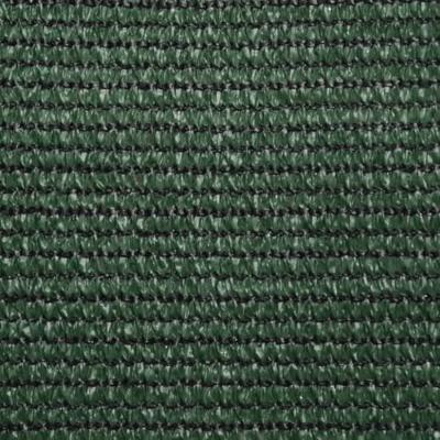 VidaXL Zonnezeil 160 g/m² 2x5 m hdpe donkergroen