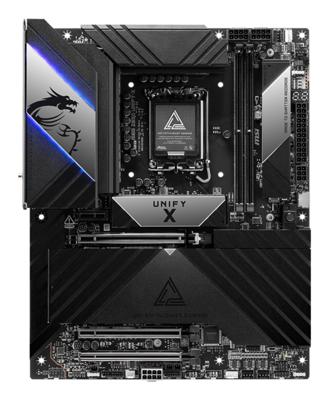 MSI MEG Z890 UNIFY-X moederbord Intel Z890 LGA 1851 (Socket V1) ATX