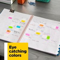 Post-it Index Smal, 4 x 35 tabs, geel, paars, roze en helderblauw - thumbnail