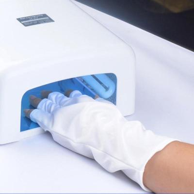 3 paar Nail Art manicure handschoen UV-licht anti Radiatio hand rest beschermer