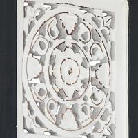 VidaXL Wandpaneel handgesneden 40x40x1,5 cm mdf zwart en wit - thumbnail