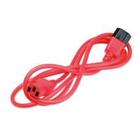 ROLINE stroomverlengkabel, IEC 320 C14 - C13, rood, 0,8 m - thumbnail