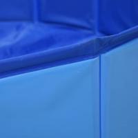 VidaXL Hondenzwembad inklapbaar 120x30 cm pvc blauw - thumbnail