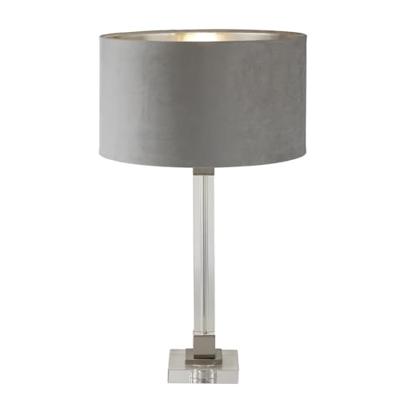 Searchlight Design tafellampScarborough goud met grijze kap - EU67521GY