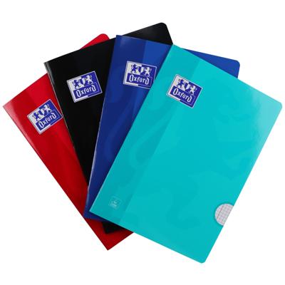 Schrift Oxford School A4 ruit 5mm 36vel assorti 10 stuks Schrift Oxford School A4 ruit 5mm 36vel assorti 10 stuks