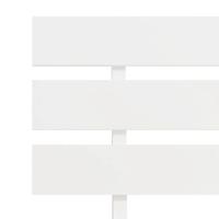 Bedframe massief grenenhout wit 120x200 cm - thumbnail