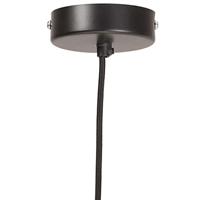 VidaXL Hanglamp industrieel rond 25 w e27 19 cm zwart - thumbnail
