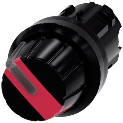 Siemens 3SU10022AF200AA0 3SU1002-2AF20-0AA0 Knevelschakelaar Knop Rood 1 x 90 ° 1 stuk(s)