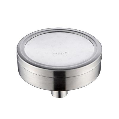 Afneembaar en wasbaar 304 roestvrijstaal ronde onder druk top spray douchekop maat: 118mm (zilver) Afneembaar en wasbaar 304 roestvrijstaal ronde onder druk top spray douchekop maat: 118mm (zilver)