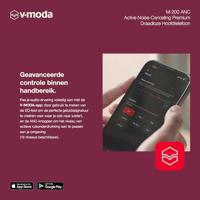 V-Moda M-200 ANC Bluetooth-koptelefoon - thumbnail