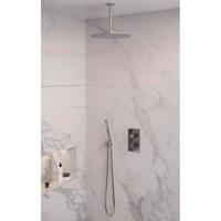 Inbouw Regendouche Set Brauer Chrome Edition Plafond Uitloop Ronde Hoofddouche 30 cm Brauer - thumbnail