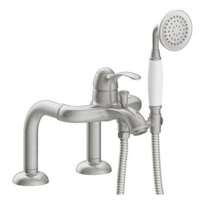 Badrandkraan Tres Clasic Mengkraan Opbouw Incl. Handdouche RVS Tres Badrandkraan Tres Clasic Mengkraan Opbouw Incl. Handdouche RVS Tres