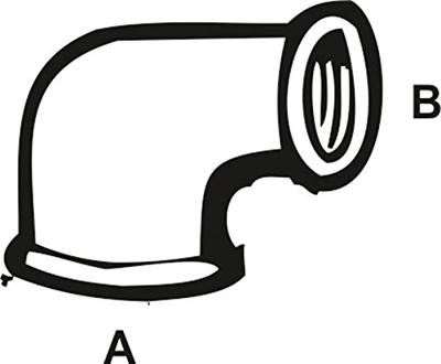 Cornat Galva Knie Vv 1&apos;&apos;X3/4 90Gr (90) - VFB90134