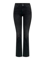 Only Onlblush Mid Flared Dnm Tai1099 Noos 15286686 Flare Washed Black - thumbnail