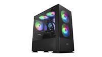 ATX/mATX Semi-toren doos Mars Gaming LED RGB LED RGB Micro ATX Kleur Zwart - thumbnail
