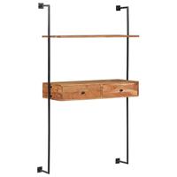 VidaXL Wandbureau 90x40x170 cm massief acaciahout - thumbnail