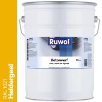Ruwol Betonverf Heldergeel (RAL 1021) 20 liter - thumbnail