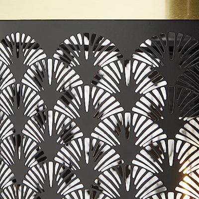 Brilliant Zwarte hanglampNeolia met goud - 99281/86