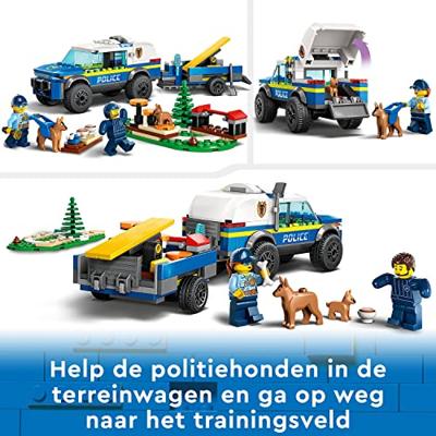 LEGO City - Mobiele training voor politiehonden Constructiespeelgoed - thumbnail