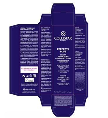 Collistar Eye Contour Perfection Cream 15 ml Oogverzorging - thumbnail