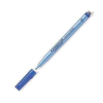 Staedtler Lumocolor uitwisbare pen, schrijfbreedte: 0,6 mm, blauw