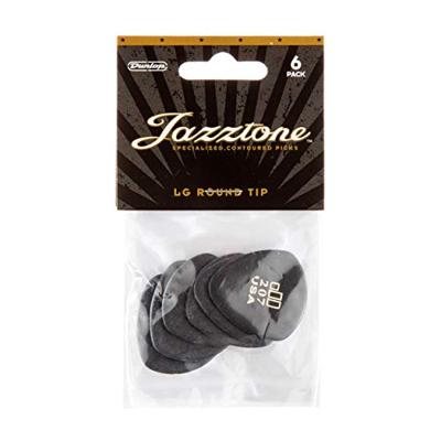 Dunlop 477P207 Jazztone Large Round Tip Pick plectrumset (6 stuks) Dunlop 477P207 Jazztone Large Round Tip Pick plectrumset (6 stuks)