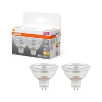 OSRAM HOMELIGHTING 4099854459658 LED-reflectorlamp-lamp Energielabel E (A - G) GU5.3 3.4 W Warmwit (Ø x h) 50.00 mm x 50.00 mm 2 stuk(s) - thumbnail