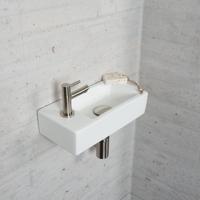 Wiesbaden Fonteinset Mat Wit Color RVS - Fonteinset Met Amador Kraan - thumbnail