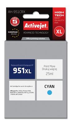 Activejet AH-951CRX inktcartridge 1 stuk(s) Compatibel Hoog (XL) rendement Cyaan