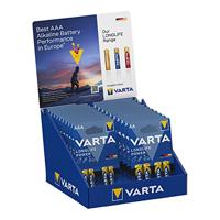 S.of Bureaubatterijdoos, 10 blisters, 4 x AAA, LR03 + 10 blisterverpakkingen, 4 x AA, LR06, Varta, 27 x 18 x 17 cm - thumbnail