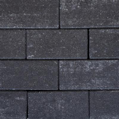 Minimaal 75! Sierbetonklinker drive 21x10,5x8 cm Night zwart/grijs bestrating tegel Gardenlux - Gardenlux