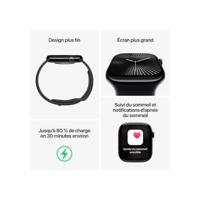 Apple Watch Series 10 GPS 42 mm Aluminium kast Sport loop Pruim - thumbnail