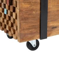 VidaXL Tv-meubel 110x30x32,5 cm massief teakhout - thumbnail