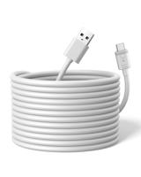 eufy Security 15ft/4,5m USB-A naar USB-C voedingskabel, compatibel met eufyCam S3 Pro en alle aankomende eufy batterijcamera's, continue voeding en 24/7 beveiliging. - thumbnail