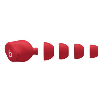Beats Solo Buds — draadloze Bluetooth oortjes | 18 uur batterijduur | compatibel met Apple en Android | ingebouwde microfoon – transparant rood