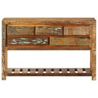 Dressoir 120x30x75 cm massief gerecycled hout - thumbnail